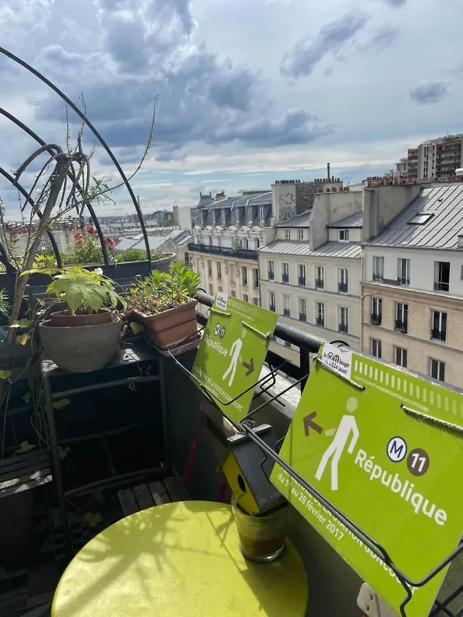 Vue - Quartier Canal Saint-martin 아파트